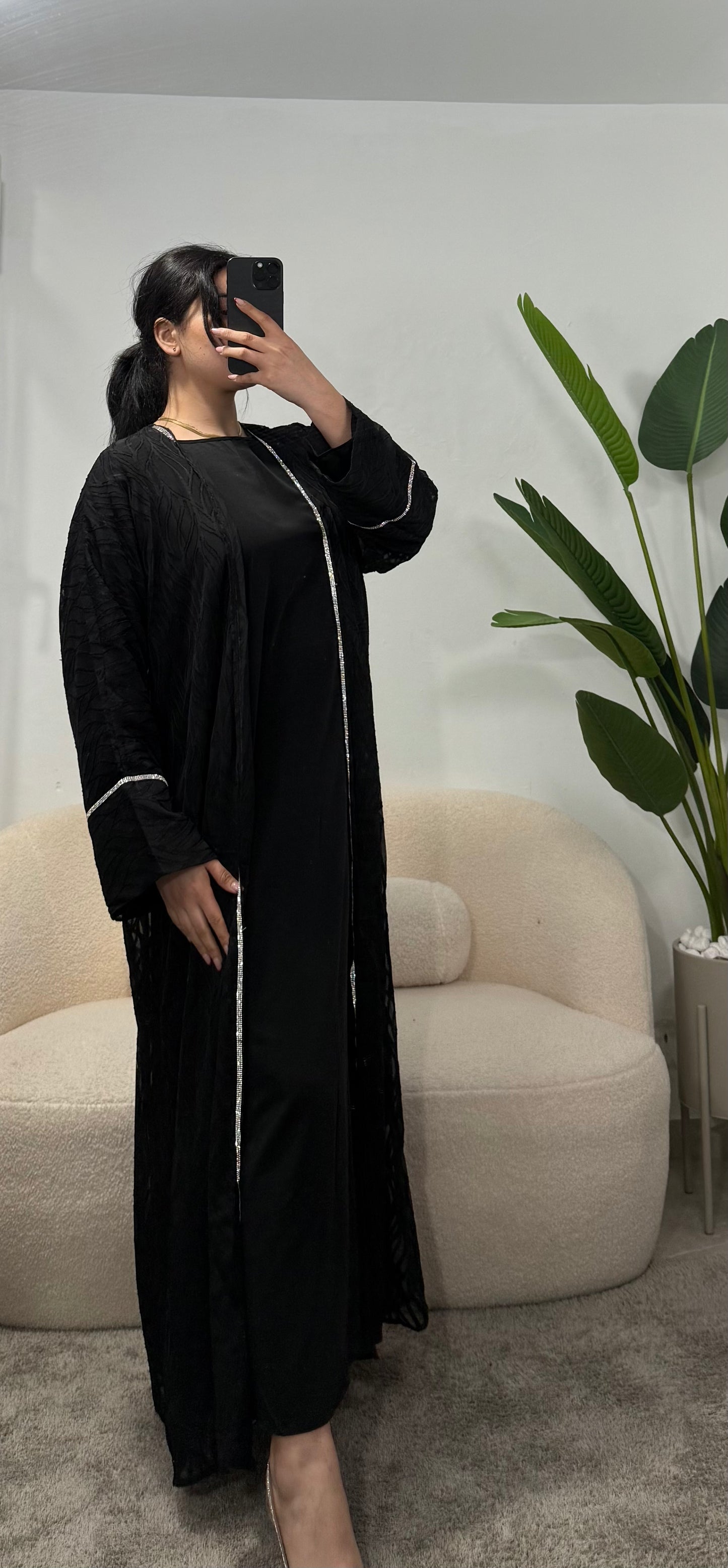 Abaya dos piezas