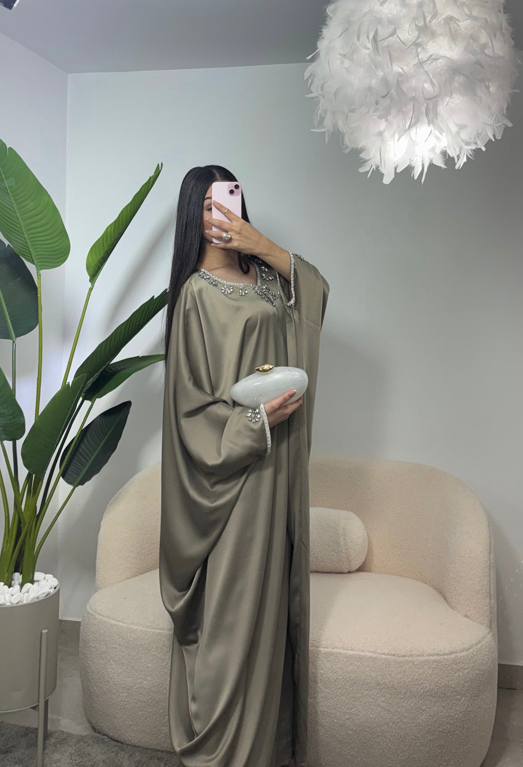Abaya mariposa
