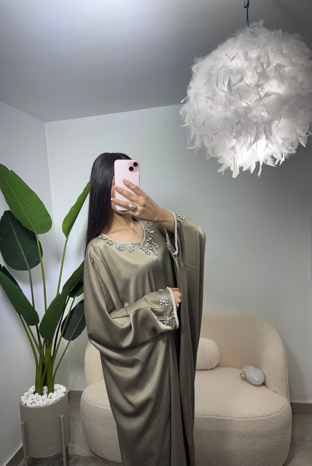 Abaya mariposa