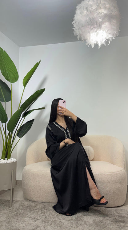 Abaya con pedreria