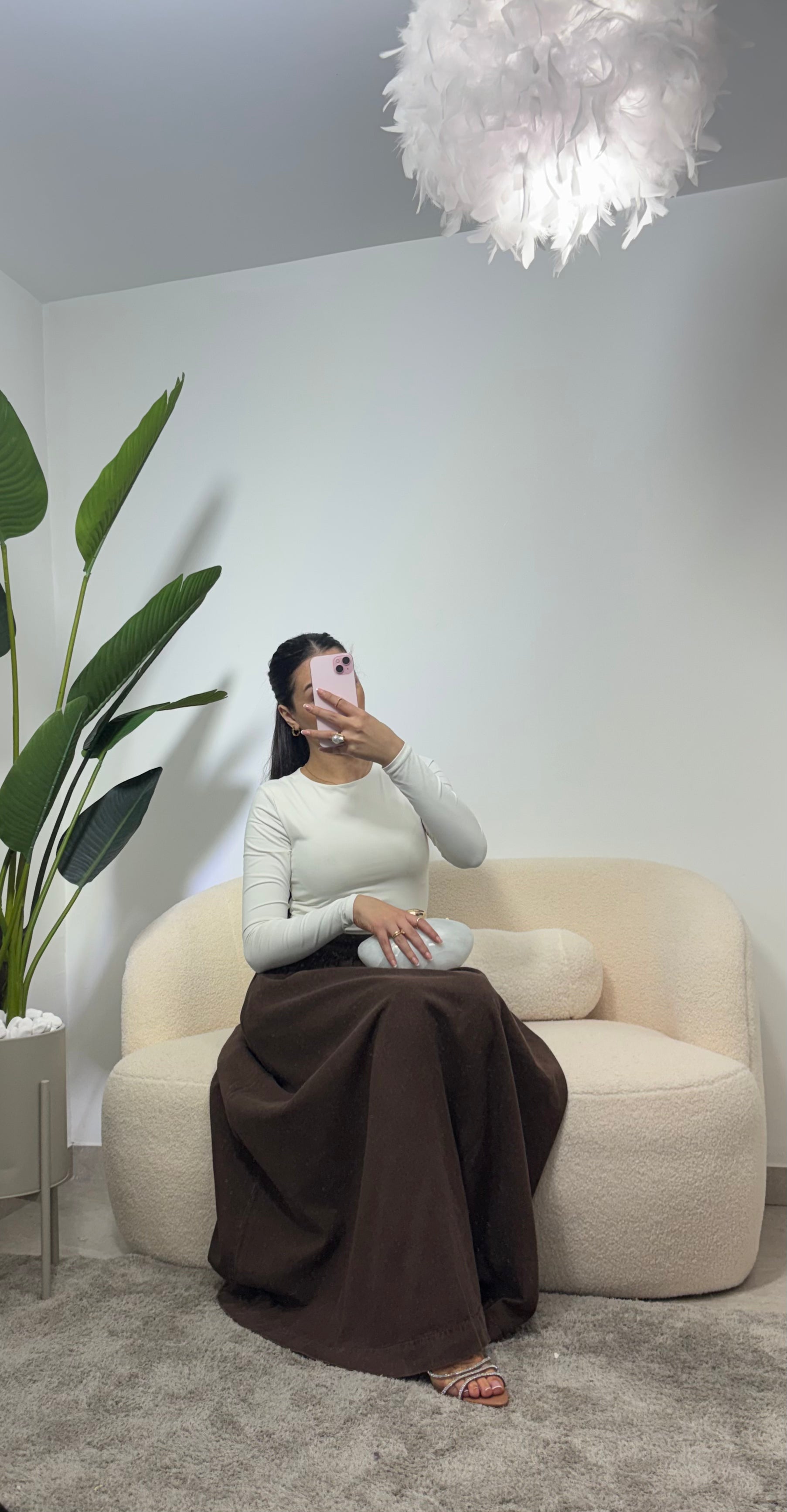 Falda tejana holgada