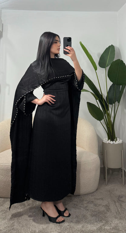 Abaya con ajuste en la cintura