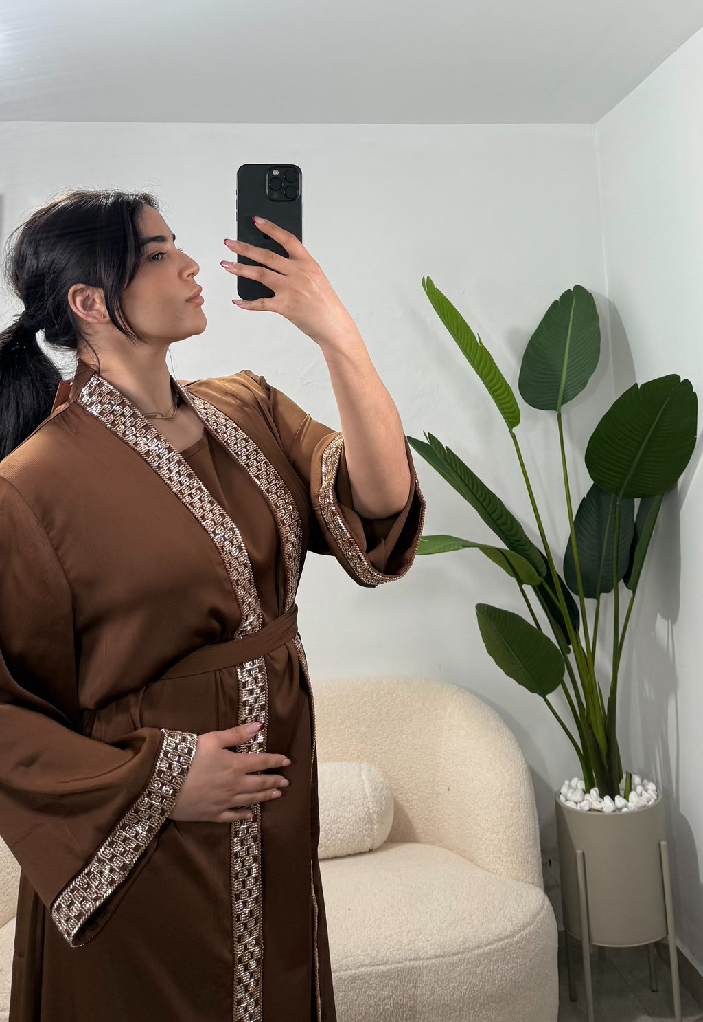 Abaya dos piezas