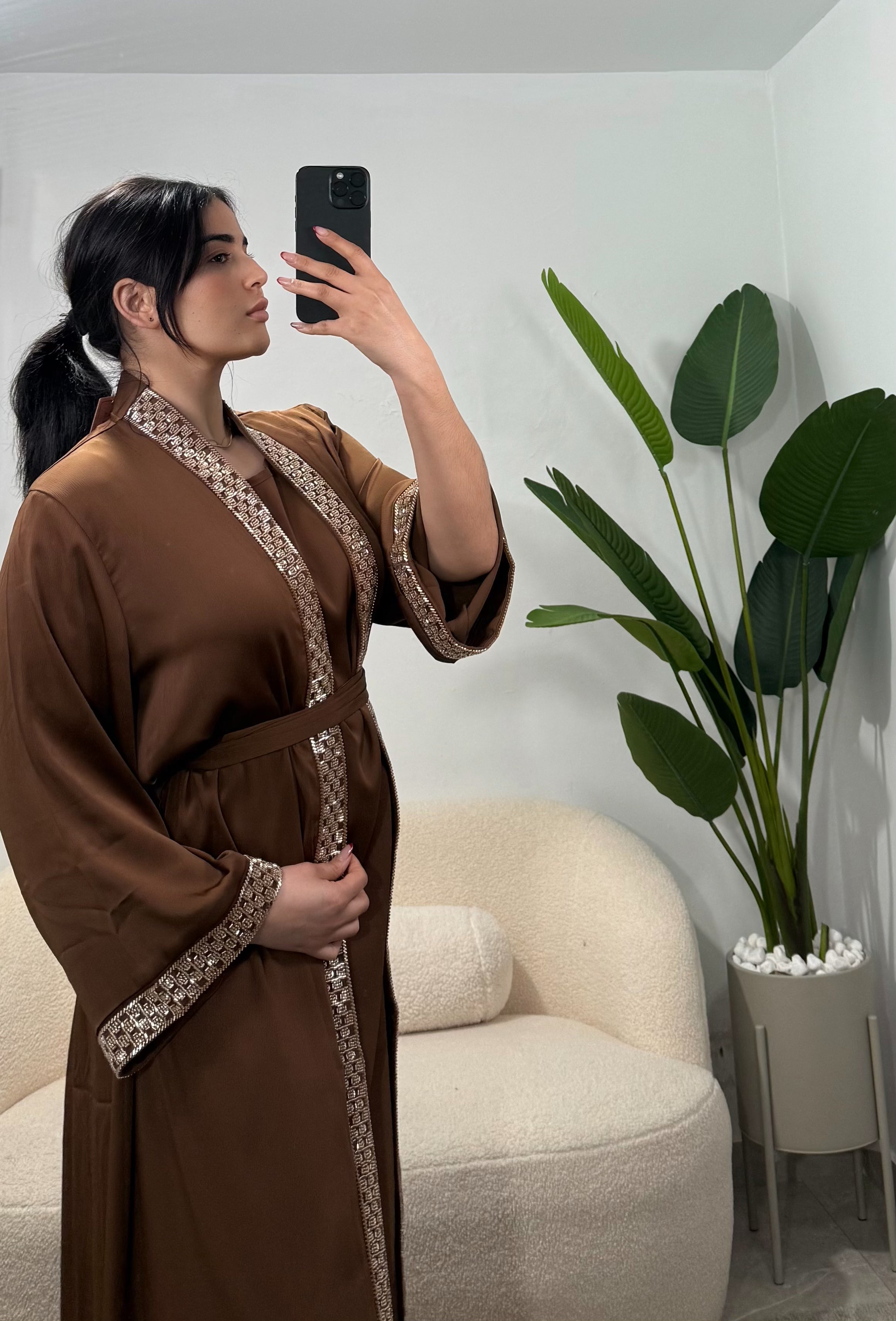 Abaya dos piezas
