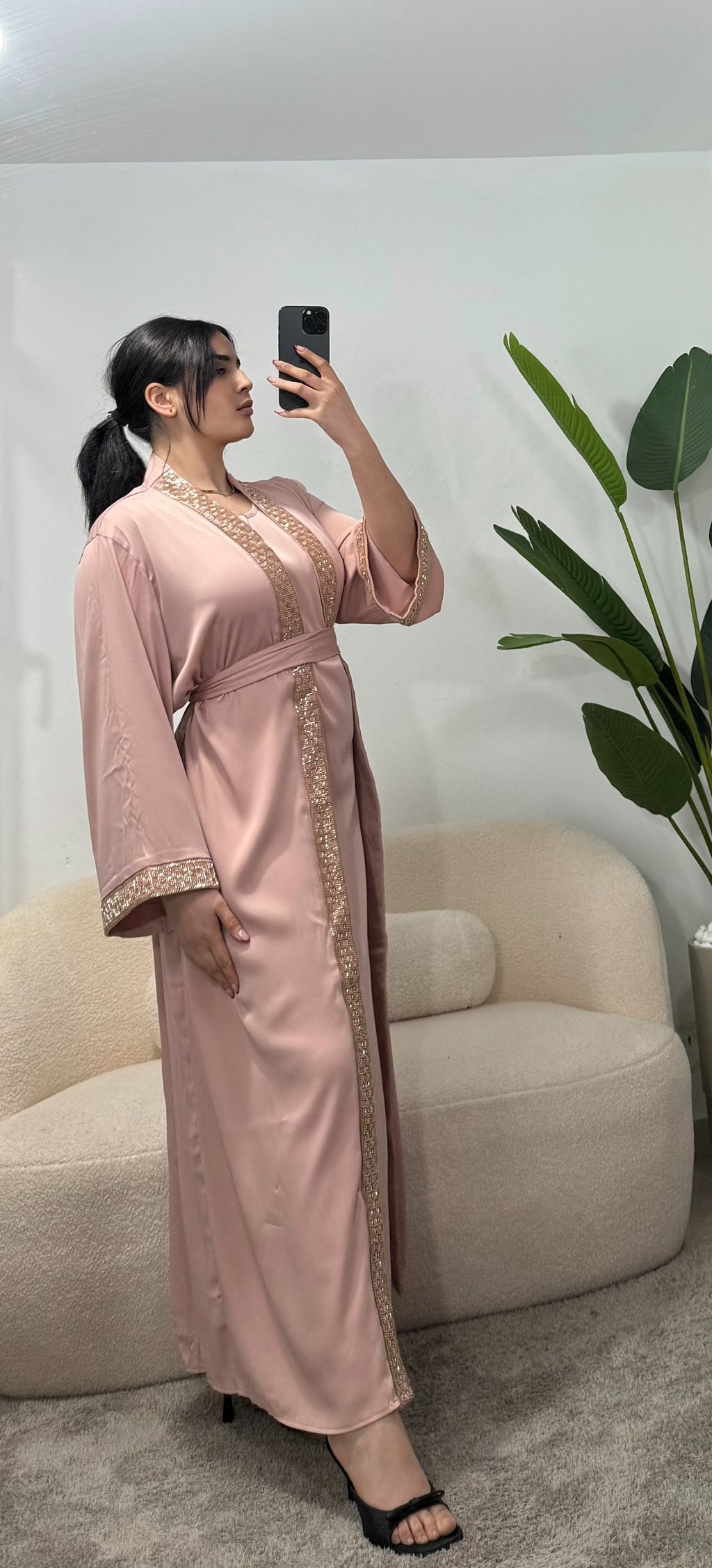 Abaya dos piezas