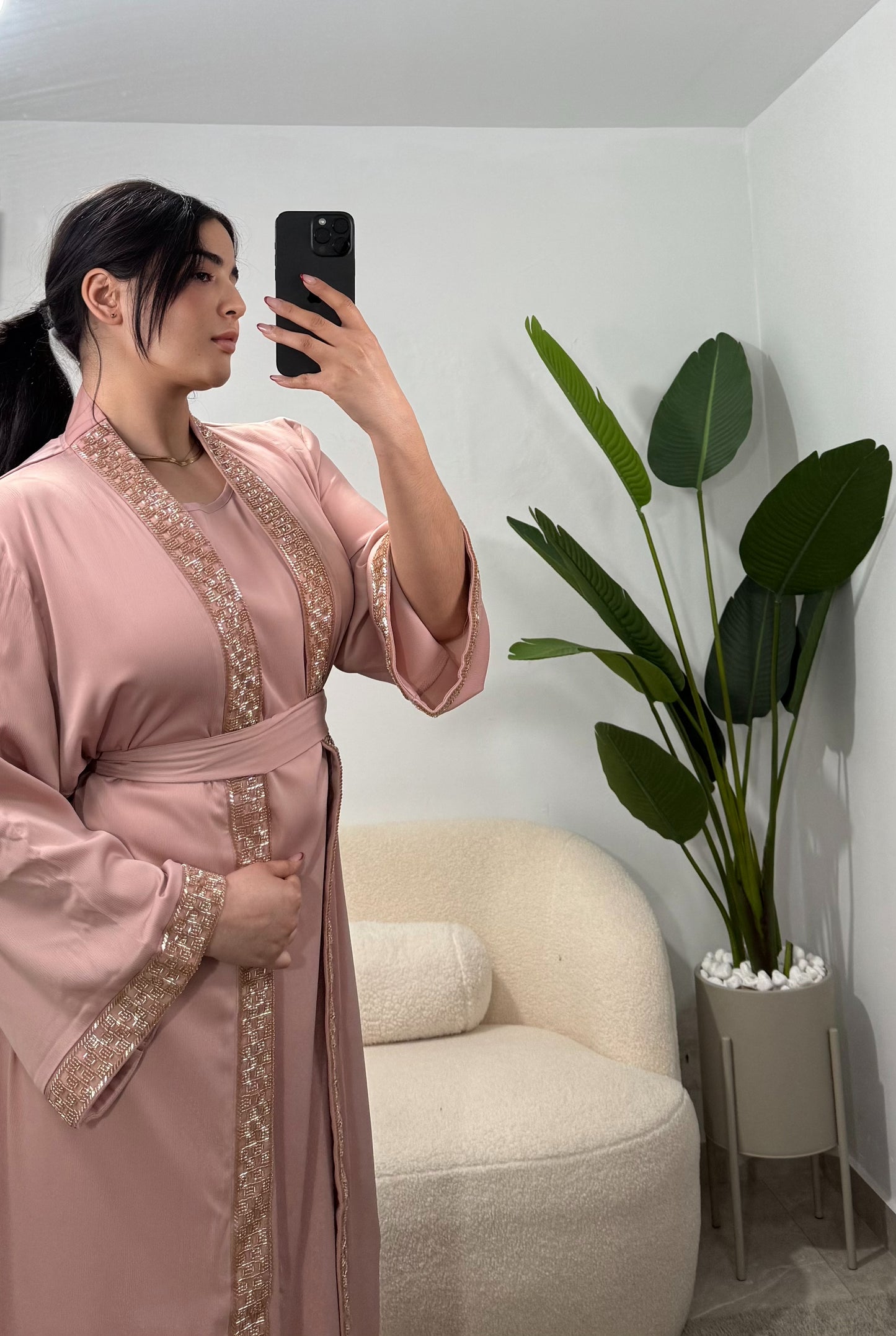 Abaya dos piezas