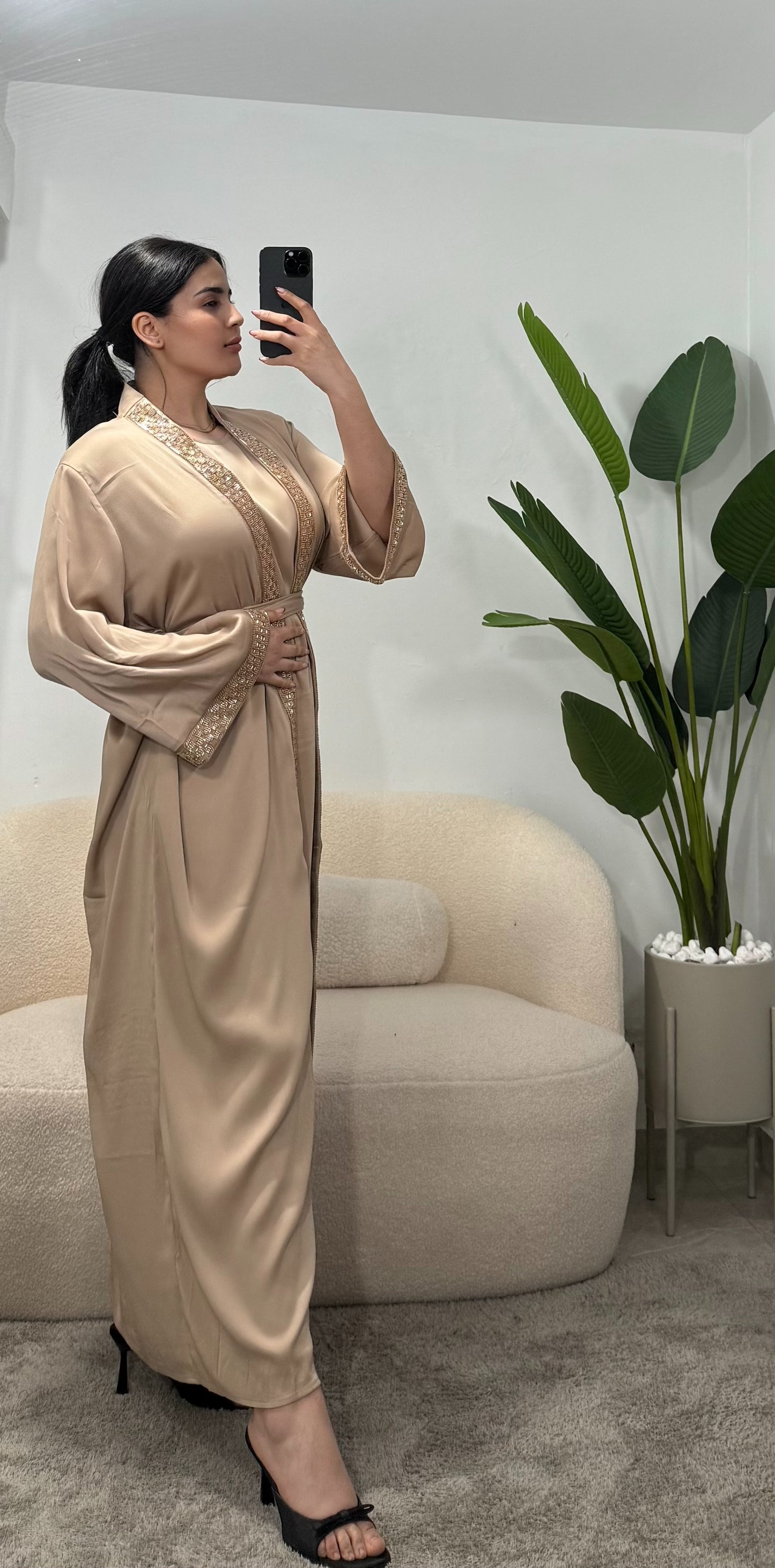 Abaya dos piezas