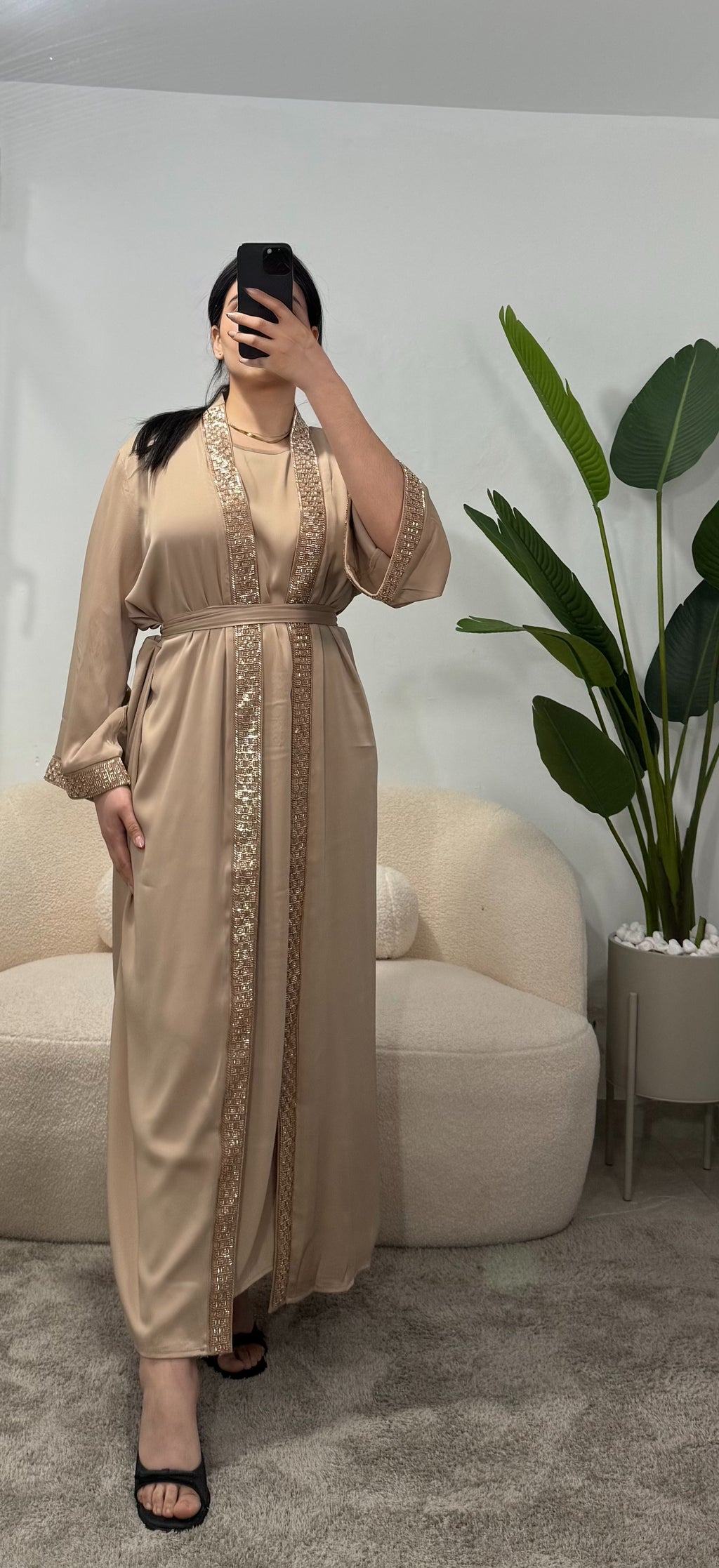 Abaya dos piezas