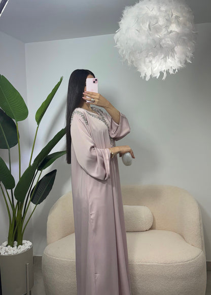 Abaya con pedreria
