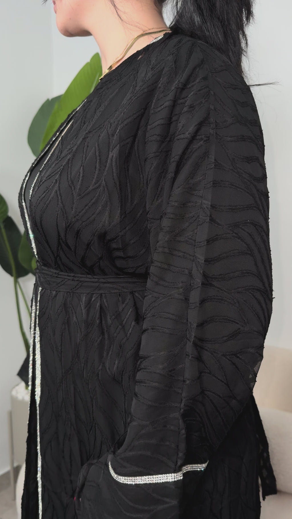 Abaya dos piezas